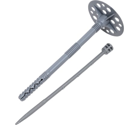 Дюбель гриб Daxmer для теплоизоляции с пластиковым гвоздем IZO 10x160, 50шт 00-00445405