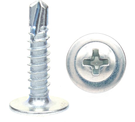 Саморез с прессшайбой BOWT сверло, 4,2x19, 50 шт. P02357