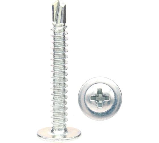 Саморез с прессшайбой BOWT сверло, 4,2x32, 200 шт. P02369 1