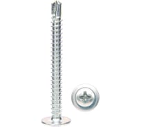 Саморез с прессшайбой BOWT сверло, 4,2x41, 100 шт. P02378