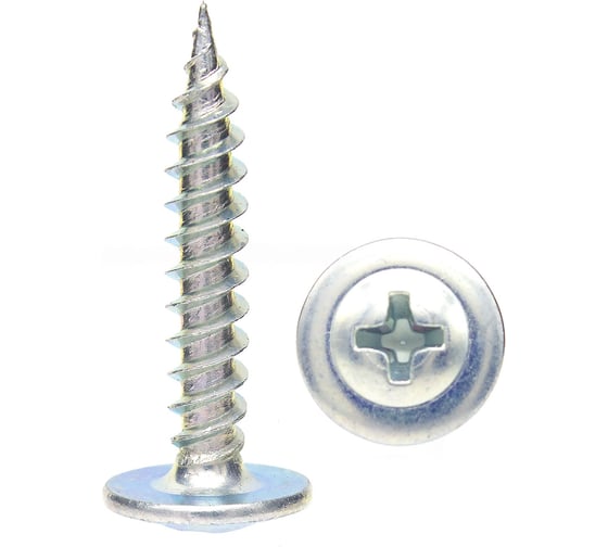 Саморез с прессшайбой BOWT острый, 4,2x25, 10 шт. P02316 1
