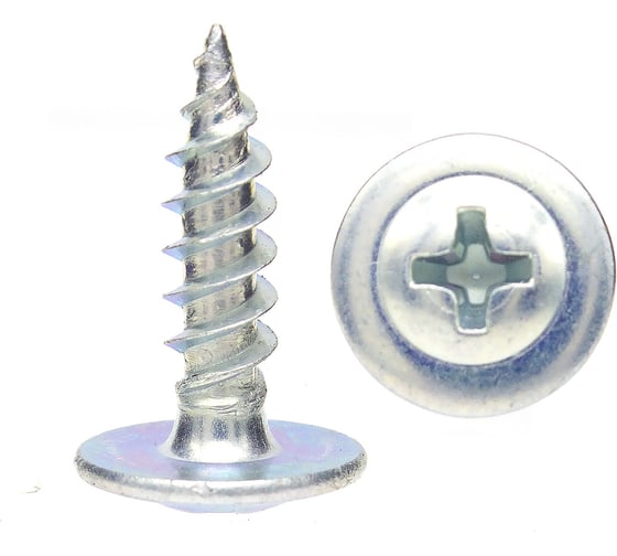 Саморез с прессшайбой BOWT острый, 4,2x16, 500 шт. P02310 1