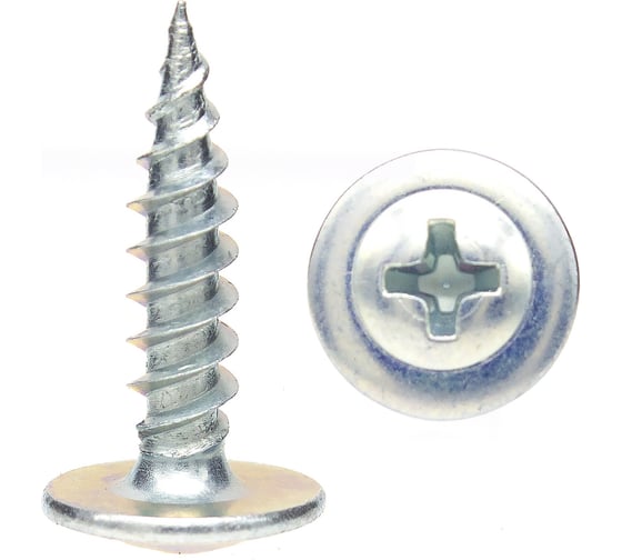 Саморез с прессшайбой BOWT острый, 4,2x19, 500 шт. P02315