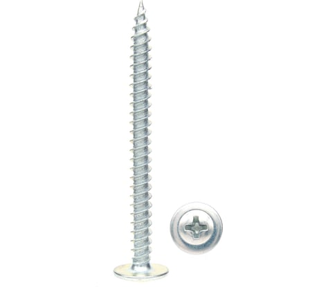 Саморез с прессшайбой BOWT острый, 4,2x51, 100 шт. P02338