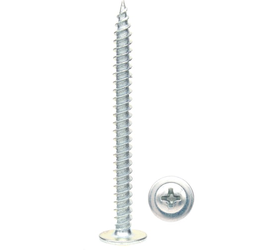 Саморез с прессшайбой BOWT острый, 4,2x51, 10 шт. P02336 1