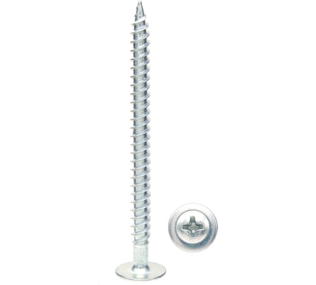 Саморез с прессшайбой BOWT острый, 4,2x56, 10 шт. P02341