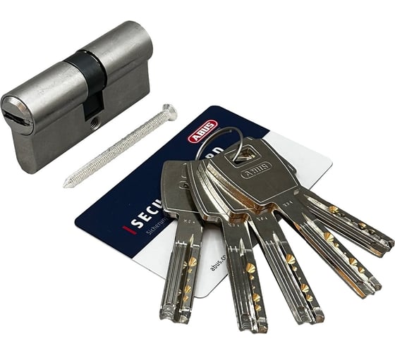 Цилиндровый механизм ABUS x6410 ключ/ключ 55-55 (110 мм) ni (5 key) 33000034
