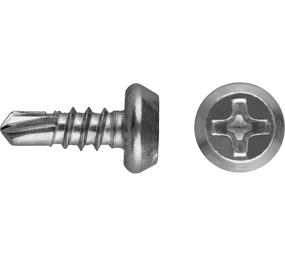Саморез BOWT клоп сверло, оцинкованный, 3.5x11 мм, 1000 шт. K02024 1