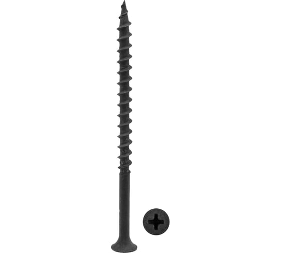 Саморезы по дереву BOWT фосфатированные, 4.2x76 мм, 100 шт. D02460 1