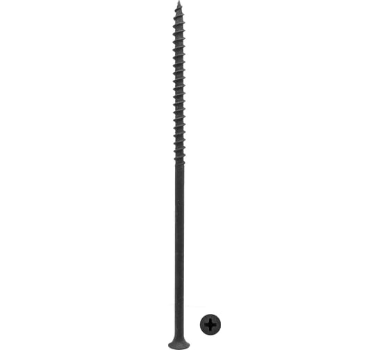 Саморезы по дереву BOWT фосфатированные, 4.8x140 мм, 10 шт. D02488 1