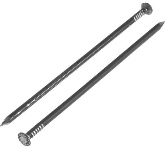 Гвозди ТУНДРА krep 7.6x250 мм, ГОСТ 4028-63, упаковка 1 кг 6942907 1
