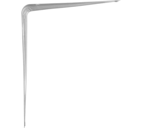 Кронштейн ТУНДРА 250x200x0.9 мм, металл, цвет хром, 1 шт. 9420706