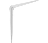 Кронштейн ТУНДРА 250x200x0.9 мм, металл, белый, 1 шт. 9420695