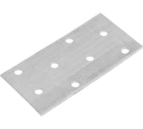 Крепежная пластина ТУНДРА krep, 80x40x1.5 мм, ГОЦ, в упаковке 1 шт. 5296469