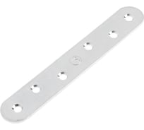 Крепежная пластина ТУНДРА krep, ПК-120 цинк, 1 шт. 5296476