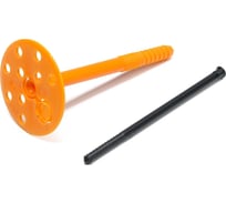 Дюбель для утеплителя ТУНДРА с пластиковым гвоздем, 10x120 мм, 50 шт. 9714190