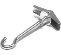 Анкер ТУНДРА потолочный, складной, пружинный, с крюком, белый цинк, М6 9411481