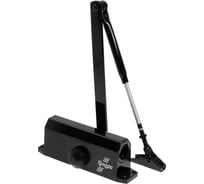 Дверной доводчик ТУНДРА от 35-50 кг, черный 9402551