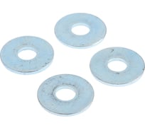 Шайба кузовная ТУНДРА krep DIN9021 10 мм, цинк, 50 шт. 7156584