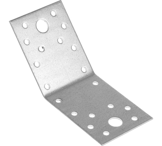 Крепежный уголок ТУНДРА под 135, 70x70x55x2 мм, 10 шт. 9634691 1