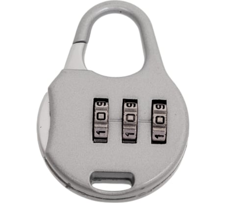 Навесной кодовый замок ТУНДРА ZK006 серый 4668264