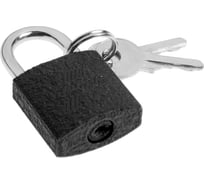 Навесной замок ТУНДРА 25 мм, 2 ключа, подвес 5496081