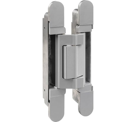 Скрытая петля Cemom Moatti cemom estetic 200/a 3d 8060 матовый хром, регулируемая, вес полотна 200 кг, 36x260 мм 51538