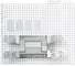 Скрытая петля Cemom Moatti cemom estetic 200/a 3d 8060 матовый хром, регулируемая, вес полотна 200 кг, 36x260 мм 51538 3