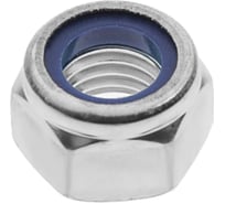 Гайка со стопорным кольцом ТУНДРА М4, оцинкованная, DIN 985, 1 кг 9545691