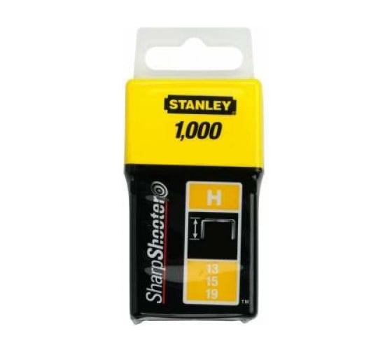 Скоба для степлера Stanley тип "H" 8мм х 1000шт 1-TRR135T