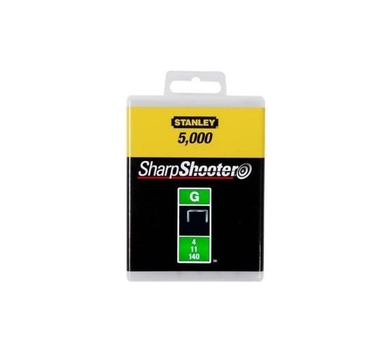 Скоба для степлера Stanley тип "G" 10мм х 5000шт 1-TRA706-5T