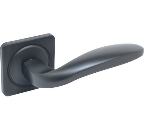 Комплект ручек для металлических дверей БУЛАТ РФ 05.02 АТЛАС матовый черный 14945