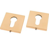 Накладка на цилиндр Ренц PUERTO серия SLIM, золото матовое сатинированное INET AL 03 slim SSG