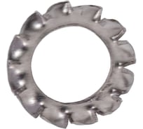 Стопорная (пружинная) шайба Insparion DIN 6797 А, нержавеющая А2, с внешними зубцами, 6.4 мм, 10 шт. С1-00001039