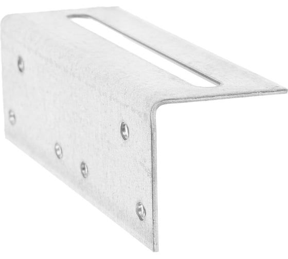 Крепежный уголок ТУНДРА скользящий, 40x120x1.8 мм, 4 шт. 9634675
