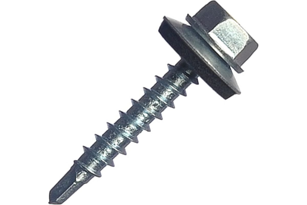 Кровельный саморез МЕТАЛЛСЕРВИС 5,5x25, цинк, по металлу, 1 кг, ведро ...