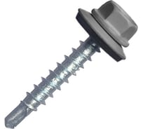 Кровельный саморез МЕТАЛЛСЕРВИС 5,5x19 ral 7004 сигнальный серый, по металлу 250 шт. мс 1255968