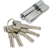 Цилиндровый механизм Вантаж 5 ключей, хром Z75,30x45СР