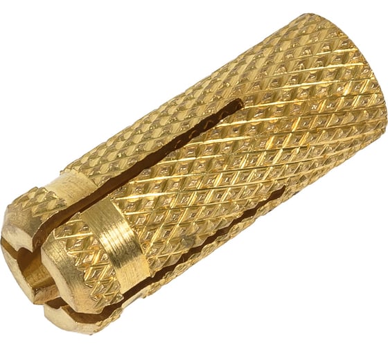 Латунный анкер МЕТАЛЛСЕРВИС цанга с насечками, М10x33 мм, 1 шт. 1255930 1