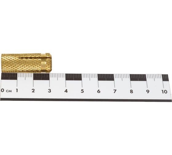 Латунный анкер МЕТАЛЛСЕРВИС цанга с насечками, М10x33 мм, 1 шт. 1255930