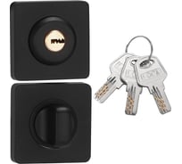 Накладки санузловые, черный Vantage BK02BL-K