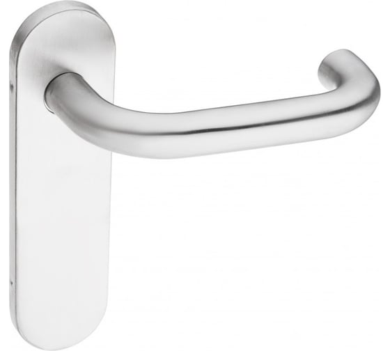 Дверная ручка на планке PALIDORE u2203/9-9/inox без отверстия под цилиндр 98761250 1