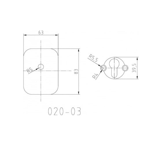 Накладка на шток PALIDORE 020-03-pc, хром блестящий 98761218
