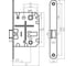 Защелка PALIDORE l2070 пластик, silver серебро, с/у 98761308 2