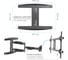 TV-кронштейн Arm media ATLANTIS-60 black 28015 5