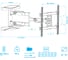 TV-кронштейн Arm media ATLANTIS-60 black 28015 8