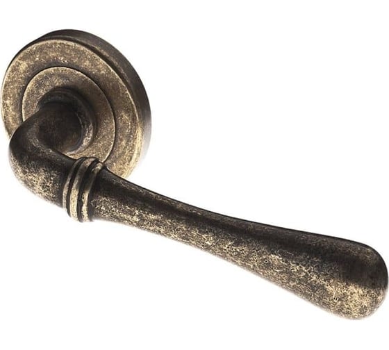 Ручка Doorlock dl звездная линия, fiva m14 ab-sr, античная бронза, a=35-55 мм 73518 1