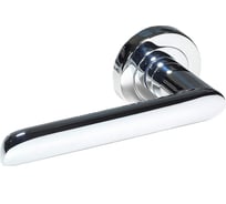 Ручка Doorlock dl звездная линия, libra m008r oc, полированный хром, a=75-95 мм, круглая розетка 73558