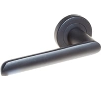 Ручка Doorlock dl звездная линия, libra m008r black matt, черная матовая, a=35-55 мм, круглая розетка 73753