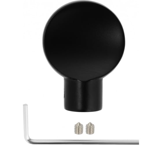 Завертка для цилиндра со штоком PALIDORE button black (черный) 98761225 1